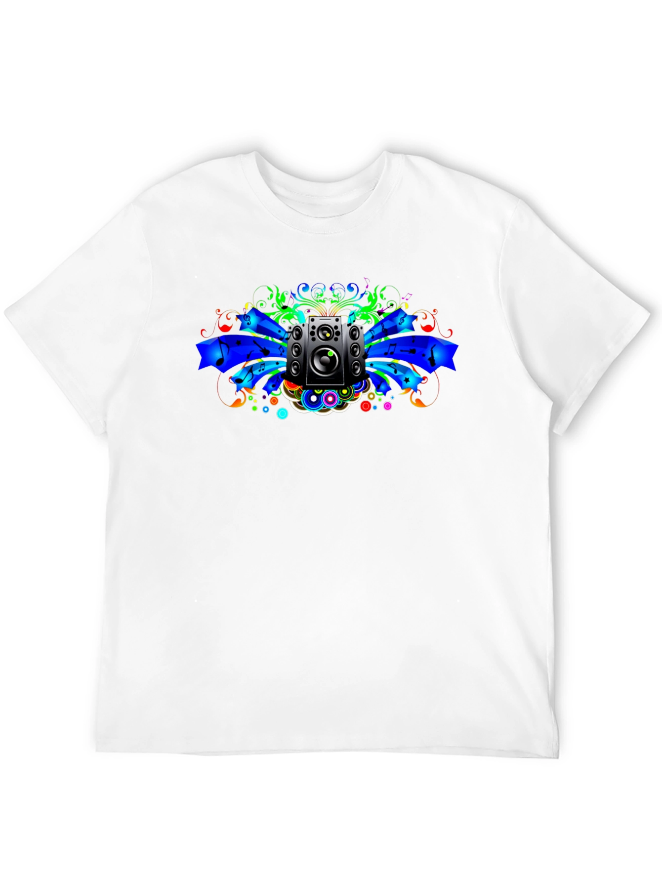 Bold Music Speaker Graphic T-Shirt