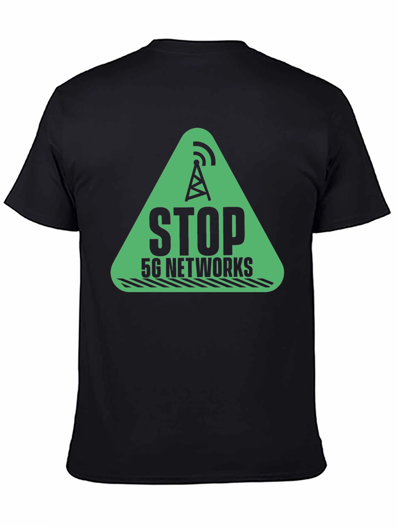 Stop 5G Networks Black T-Shirt