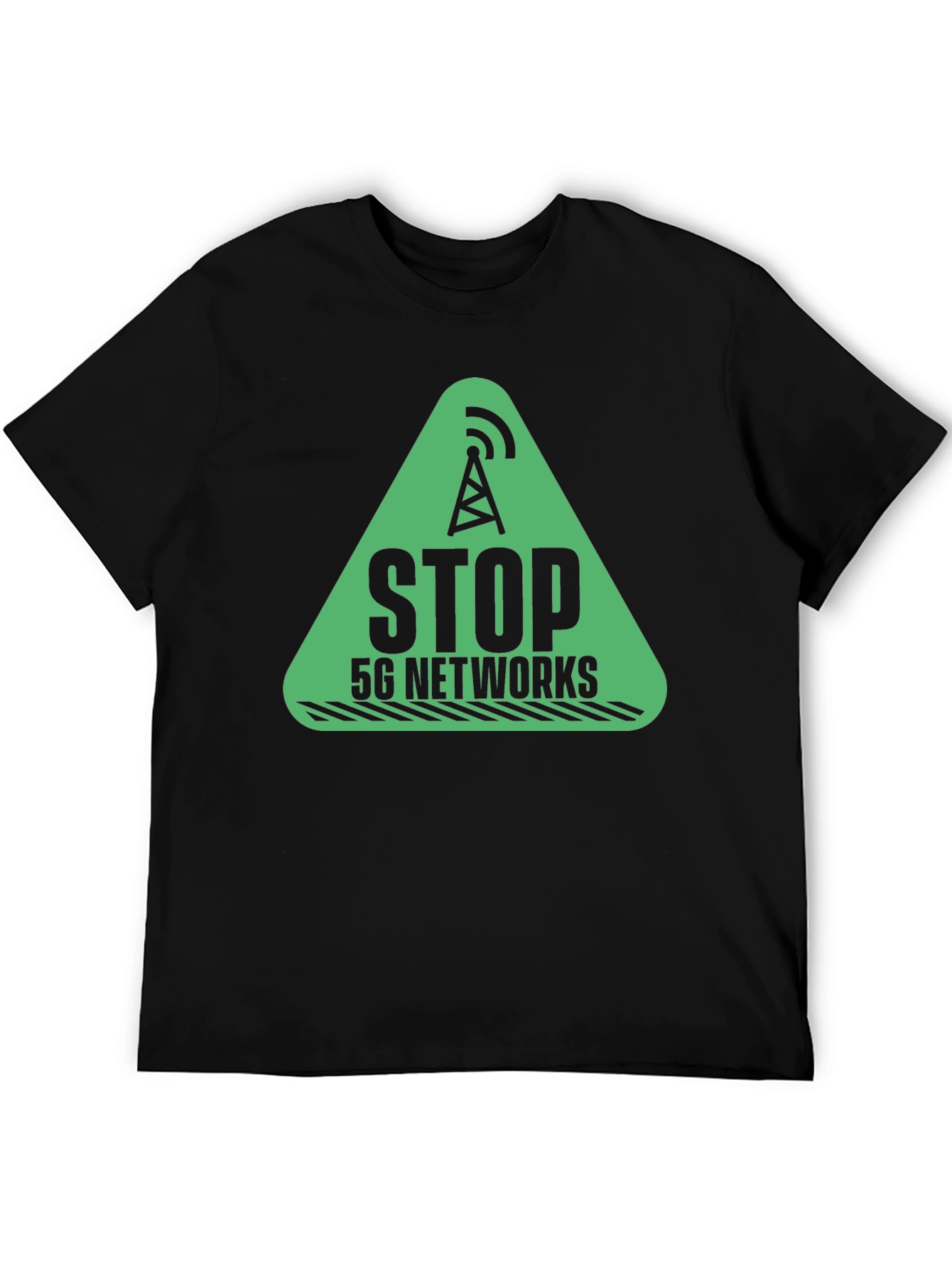 Stop 5G Networks Black T-Shirt