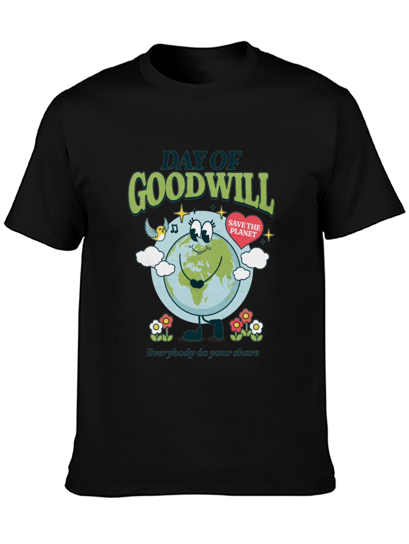 Day of Goodwill Save the Planet Graphic Tee