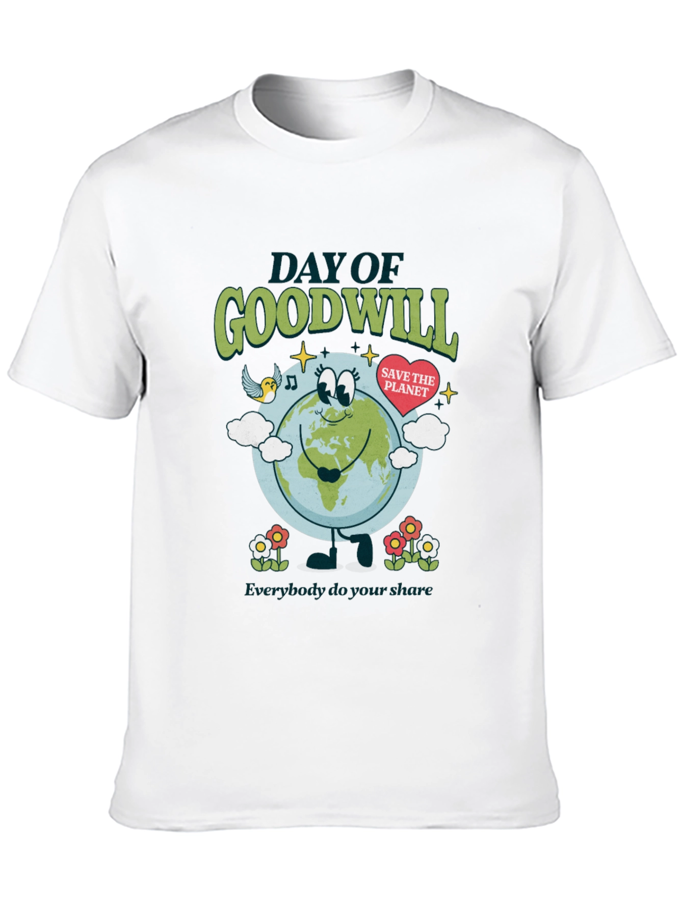 Day of Goodwill Save the Planet Graphic Tee