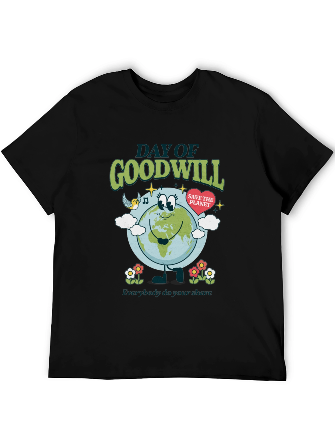 Day of Goodwill Save the Planet Graphic Tee