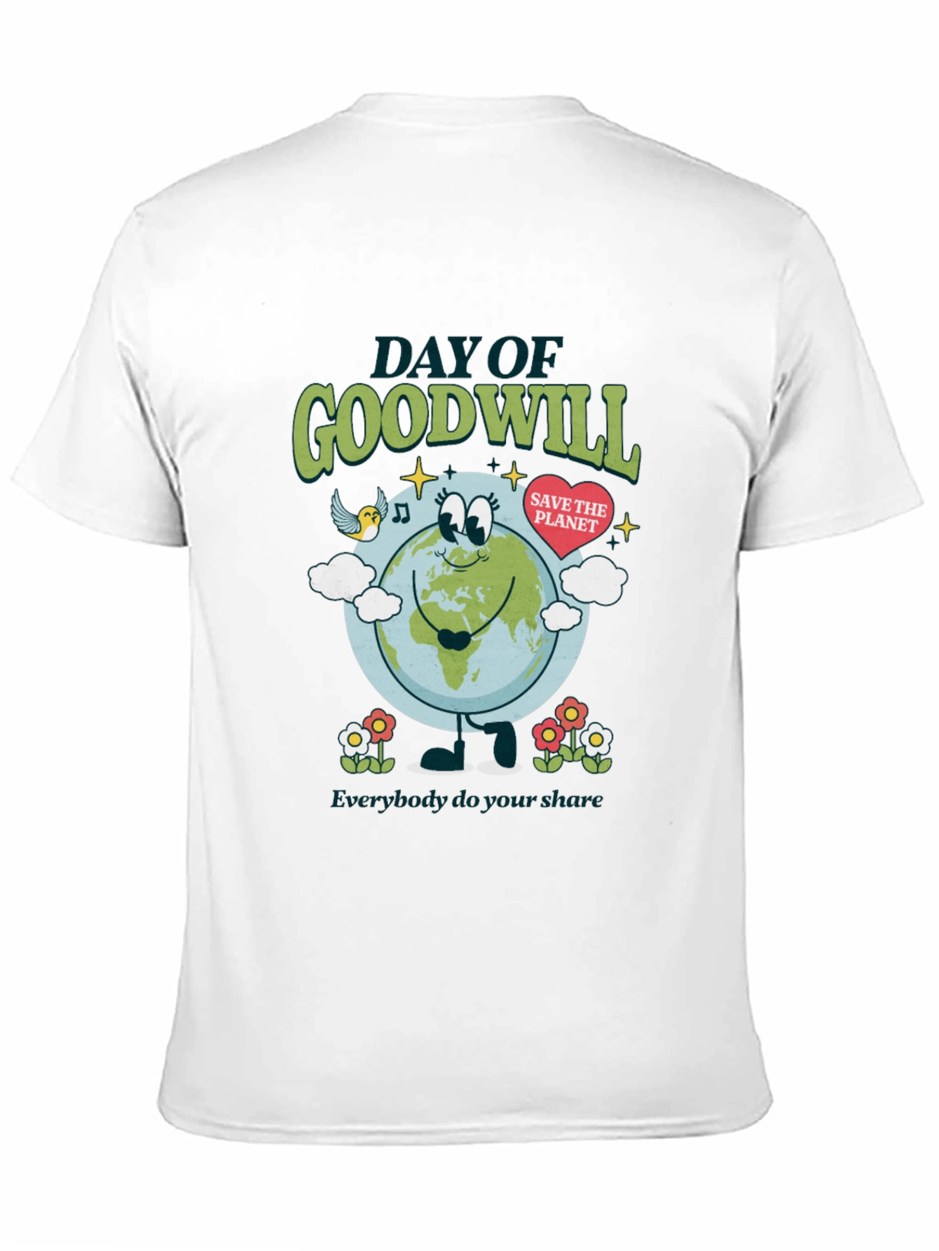 Day of Goodwill Save the Planet Graphic Tee