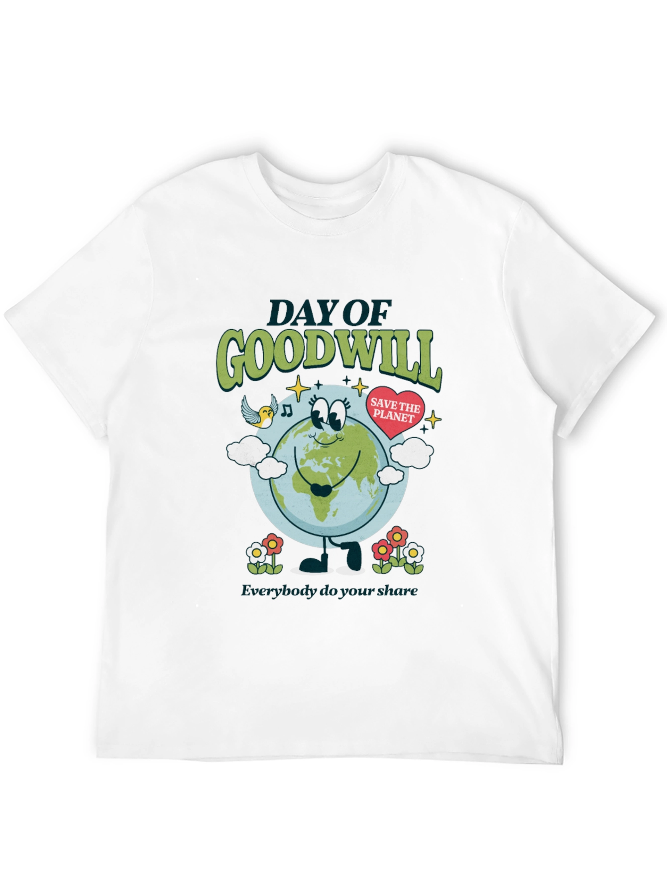 Day of Goodwill Save the Planet Graphic Tee