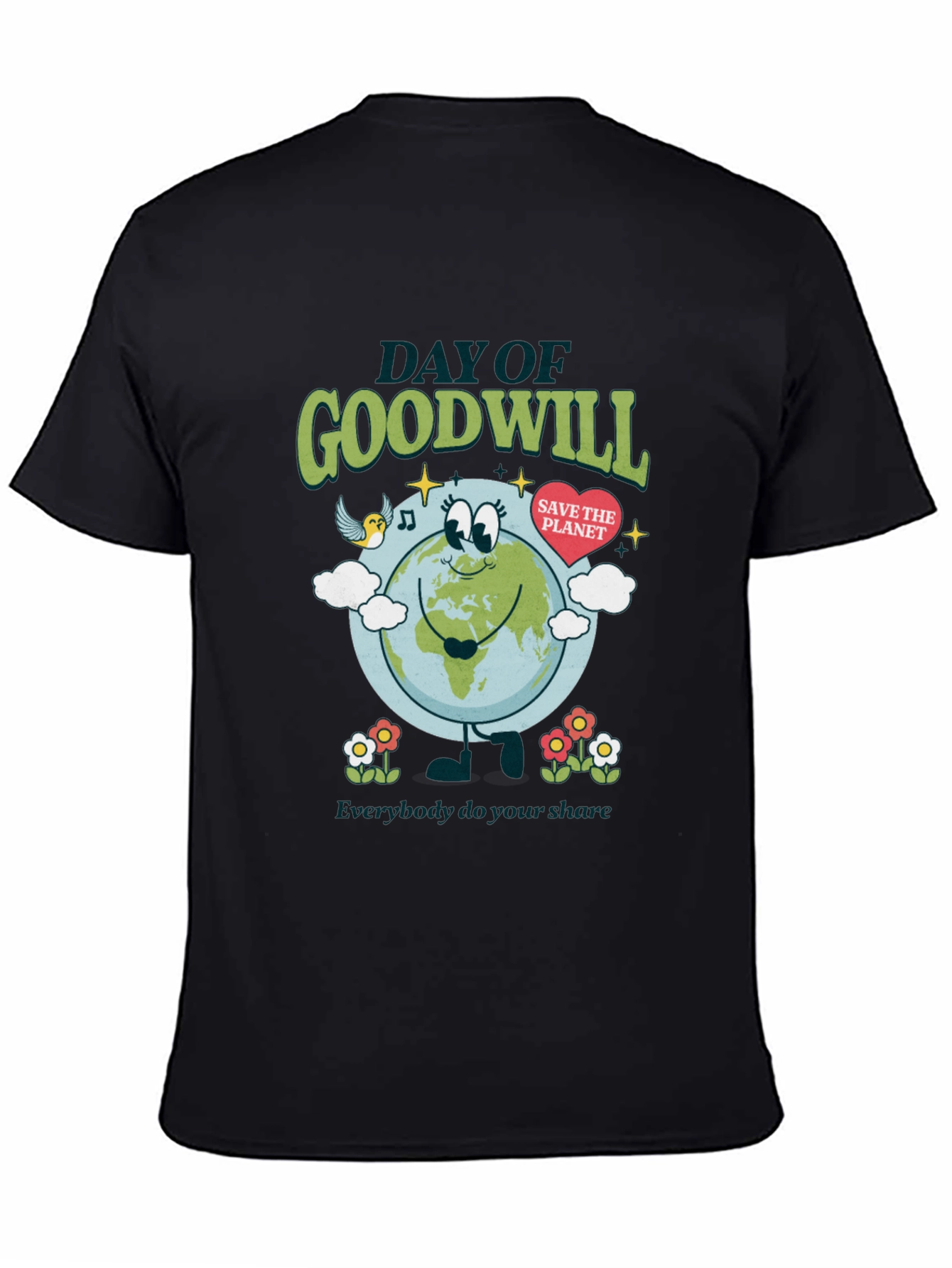 Day of Goodwill Save the Planet Graphic Tee