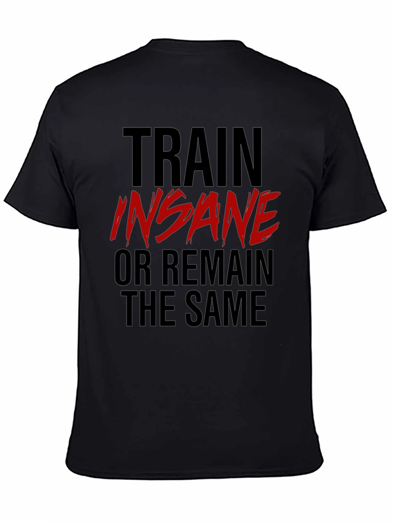 Train Insane T-Shirt: Motivational Gym Wear