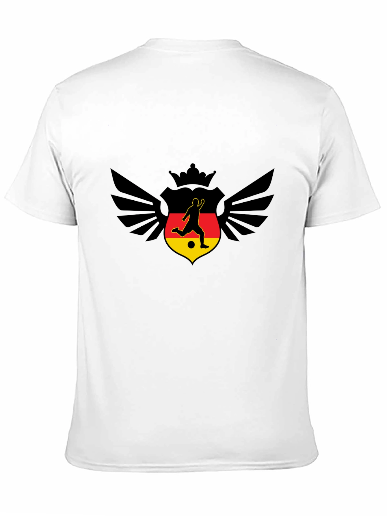 Germany Soccer T-Shirt - Winged Crown Design