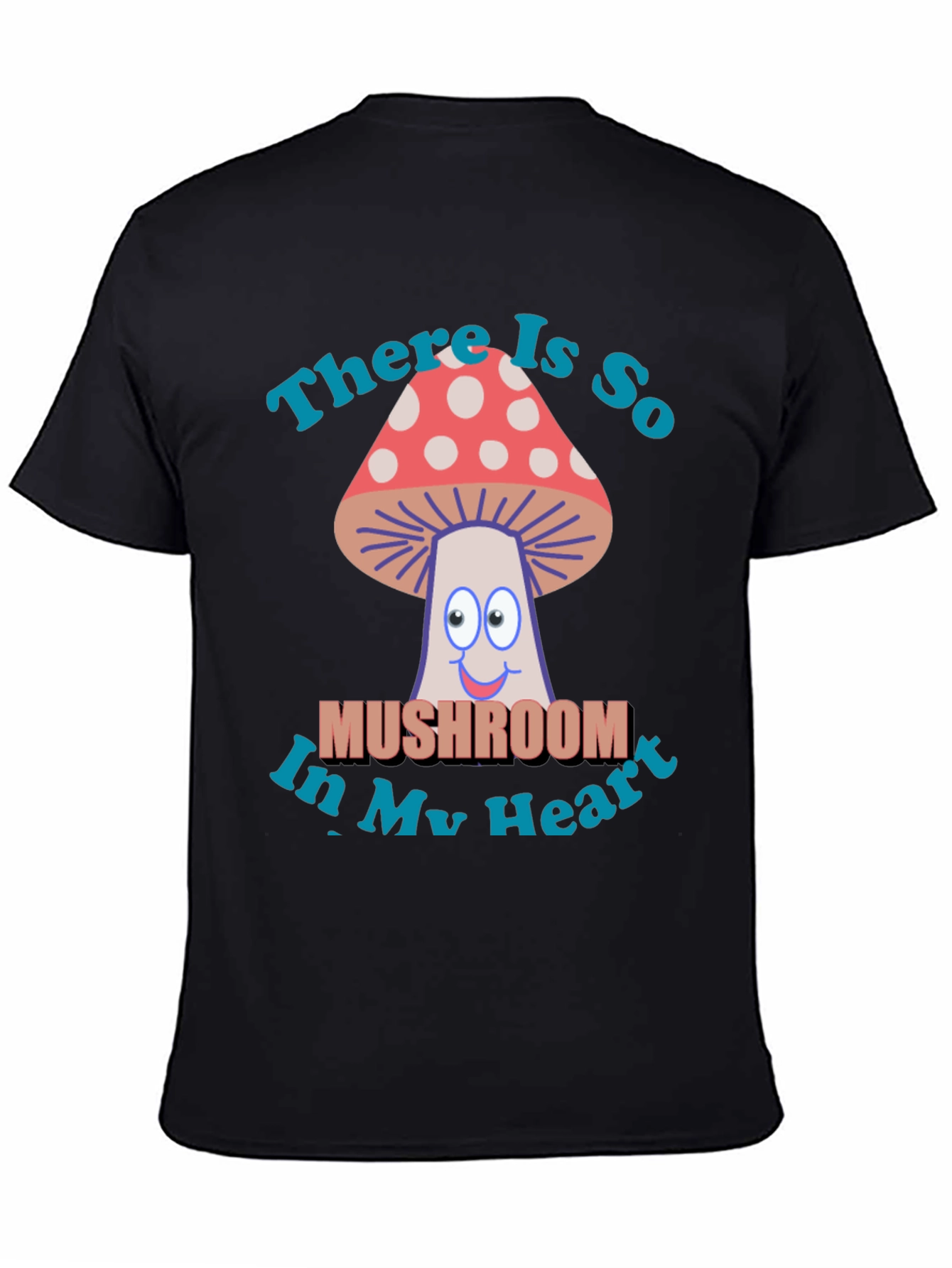 Mushroom Heart T-Shirt - Funny Graphic Tee