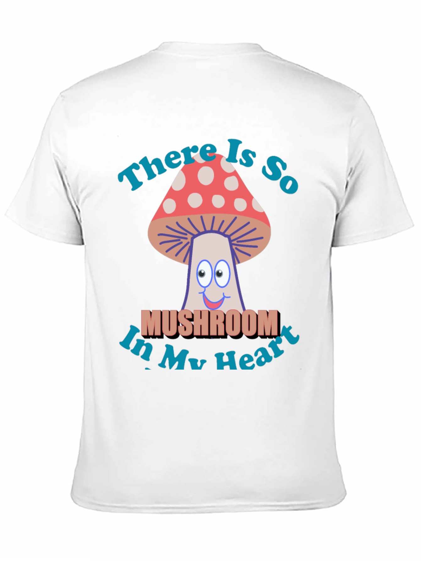 Mushroom Heart T-Shirt - Funny Graphic Tee