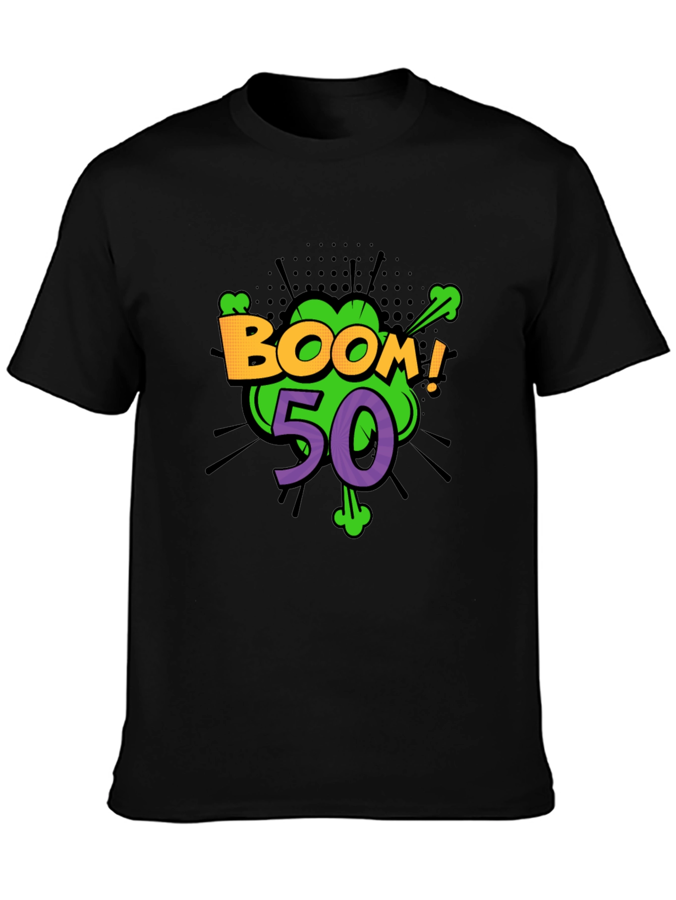 Boom! 50th Birthday Graphic T-Shirt