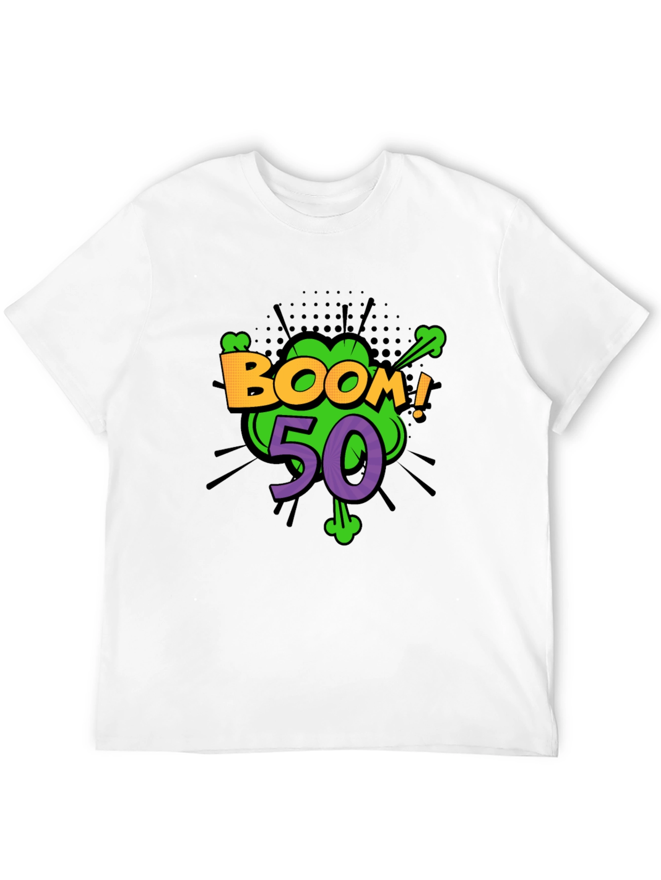 Boom! 50th Birthday Graphic T-Shirt