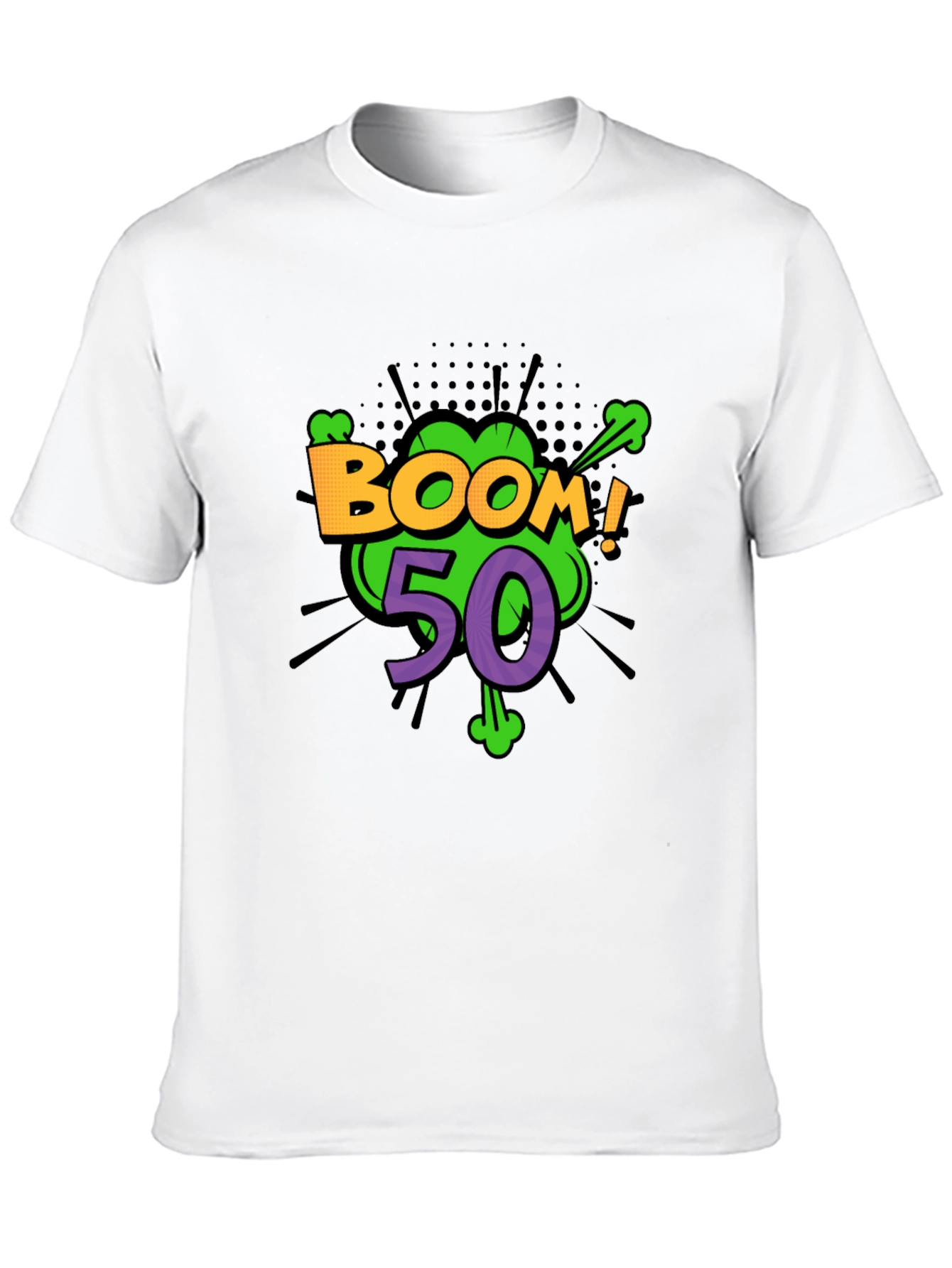Boom! 50th Birthday Graphic T-Shirt
