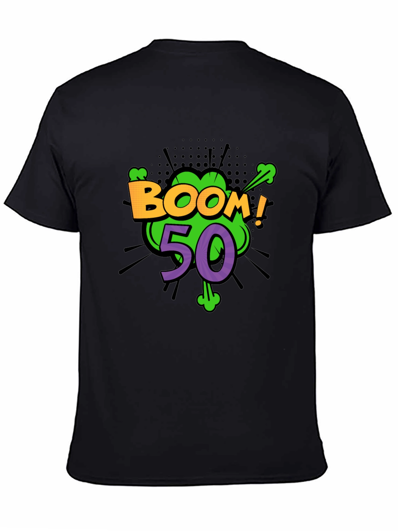 Boom! 50th Birthday Graphic T-Shirt