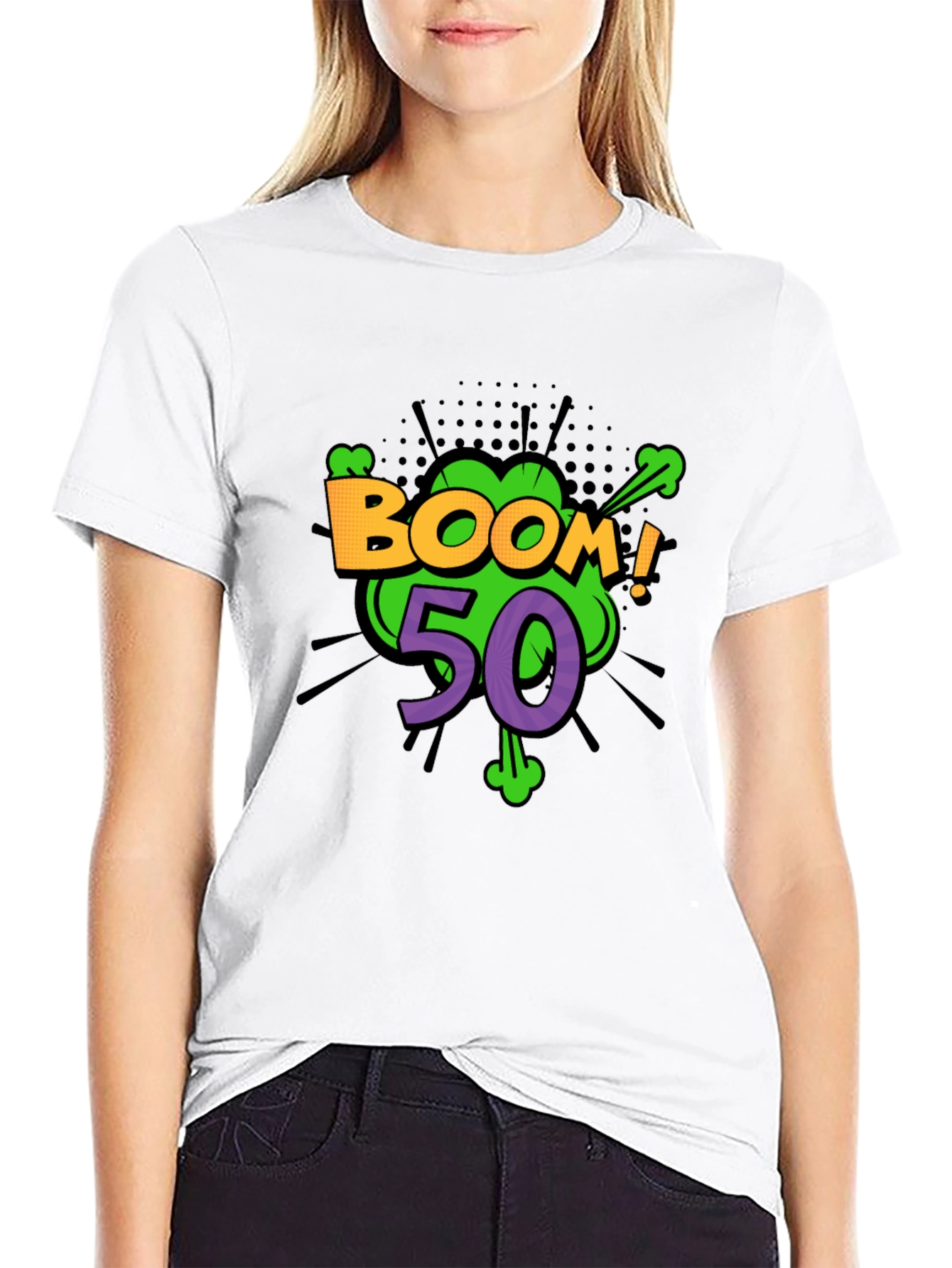 Boom! 50th Birthday Graphic T-Shirt