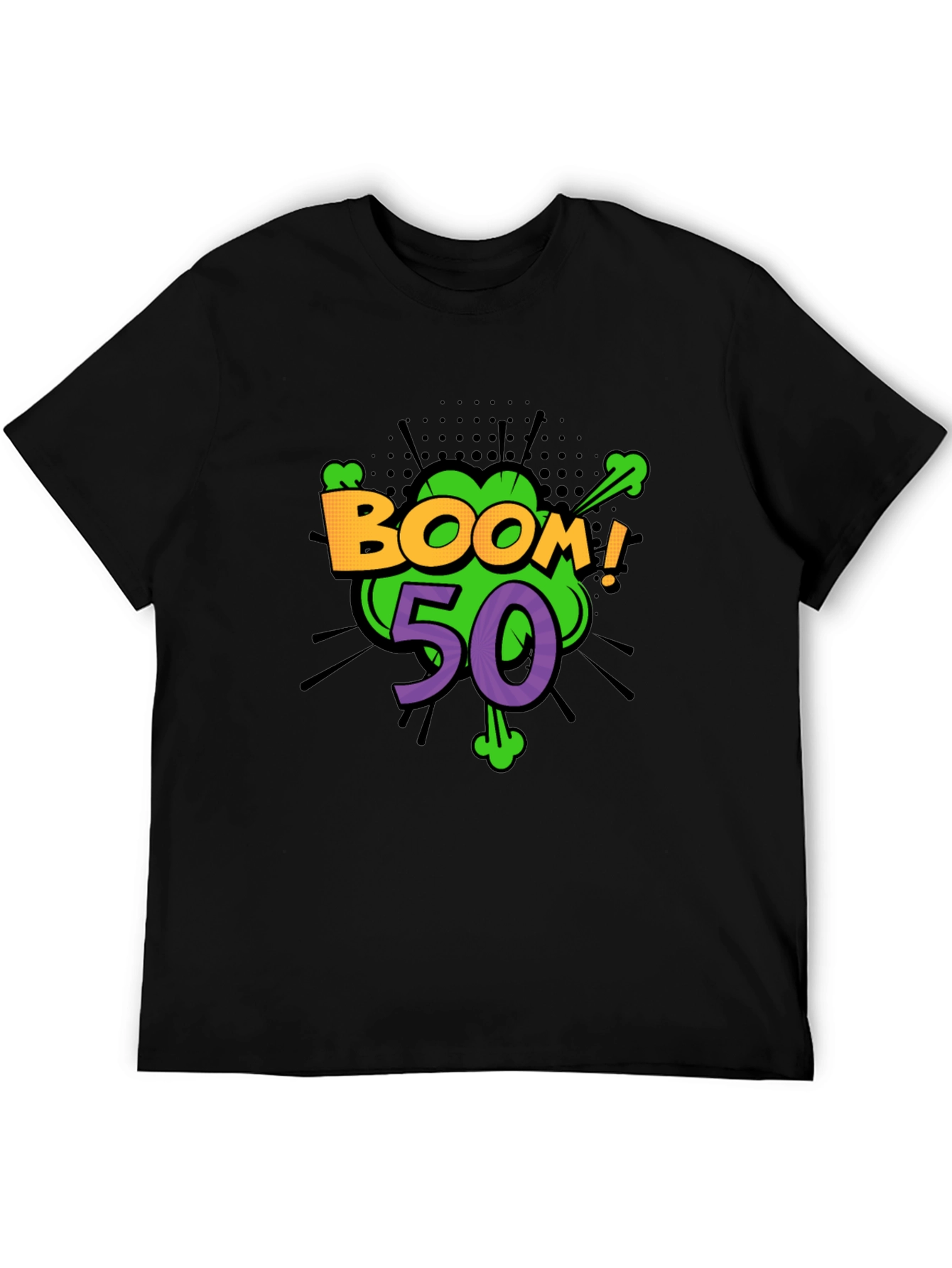 Boom! 50th Birthday Graphic T-Shirt