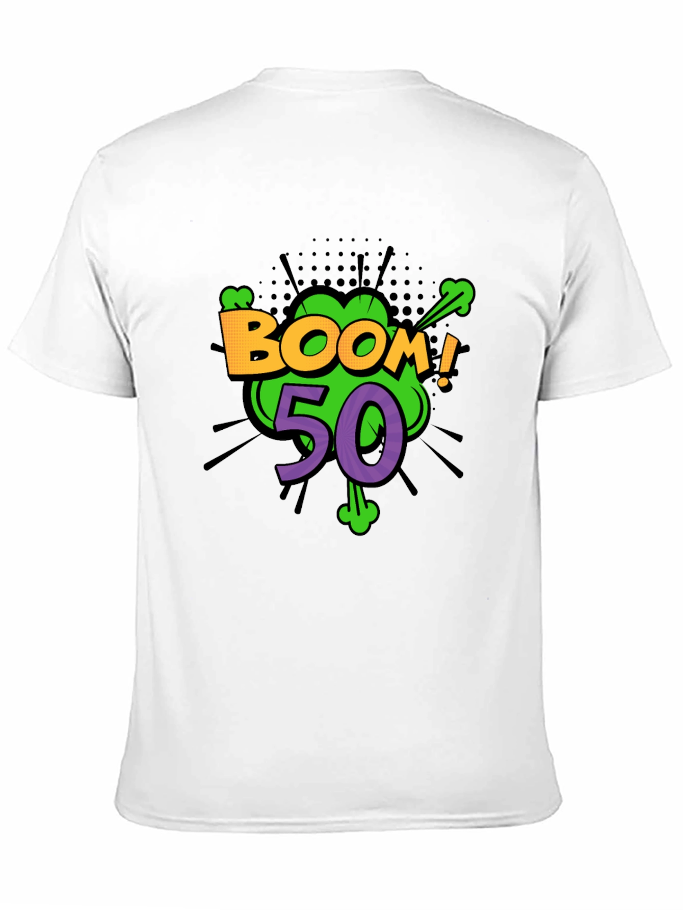 Boom! 50th Birthday Graphic T-Shirt