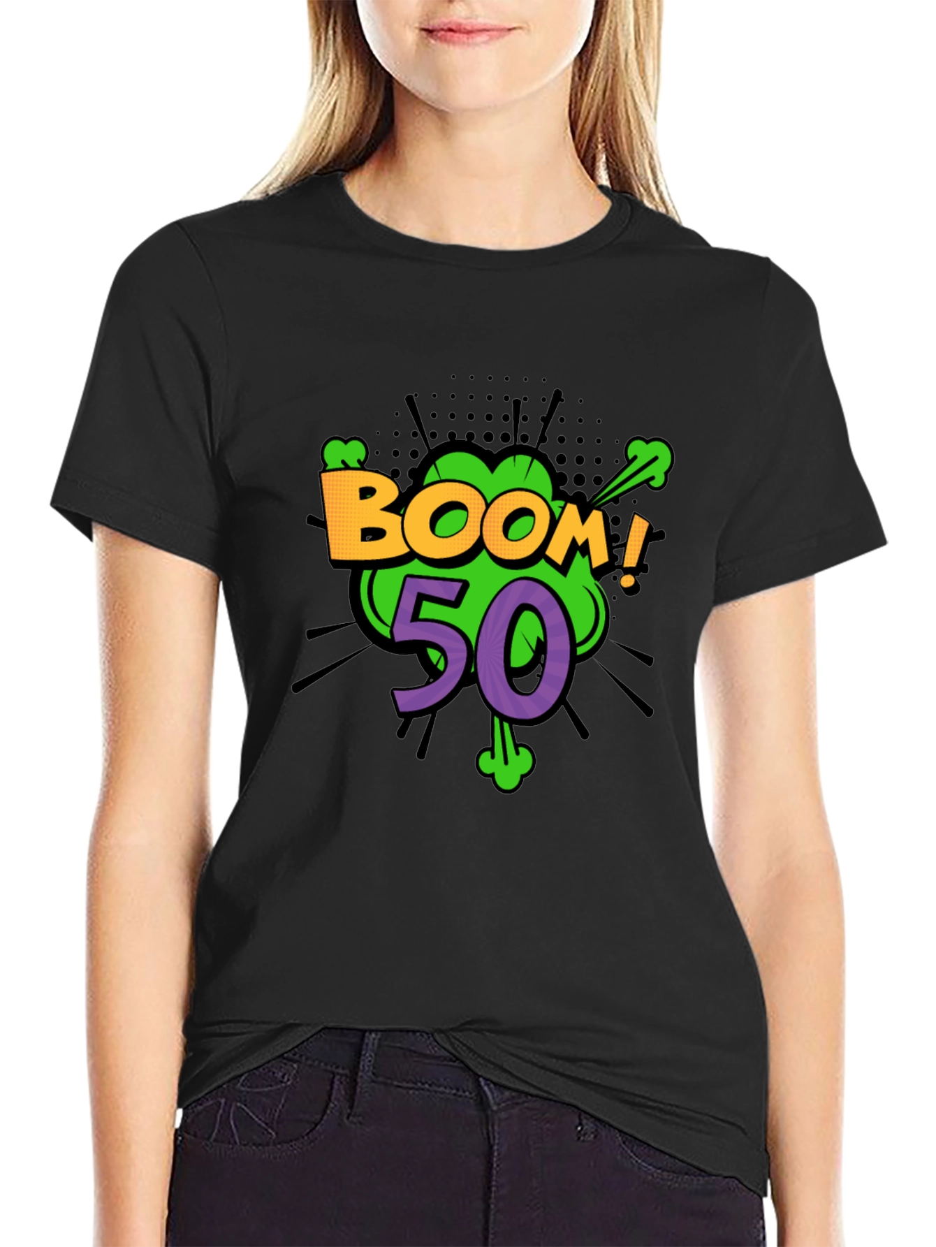 Boom! 50th Birthday Graphic T-Shirt