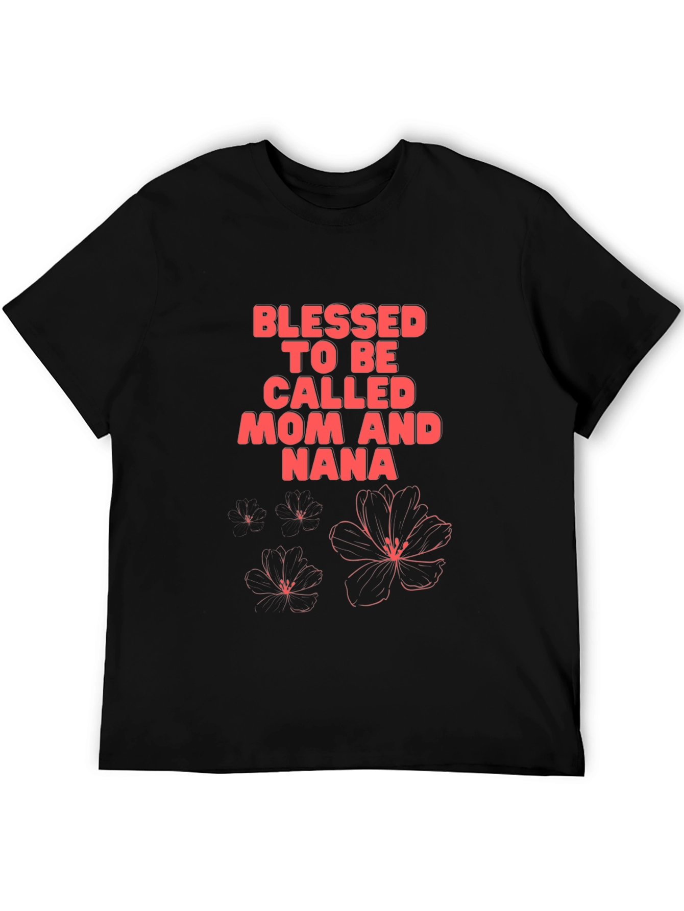 Blessed Mom and Nana Graphic T-Shirt