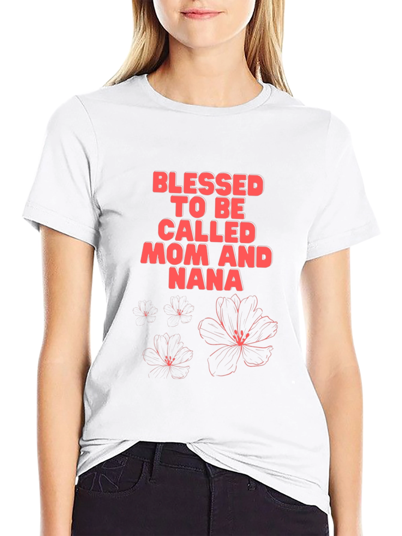 Blessed Mom and Nana Graphic T-Shirt