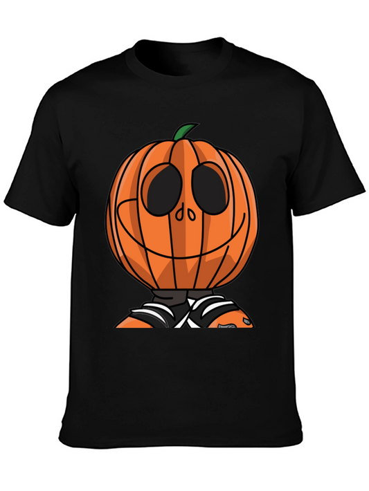 Pumpkin Head Halloween T-Shirt - Spooky Season Tee