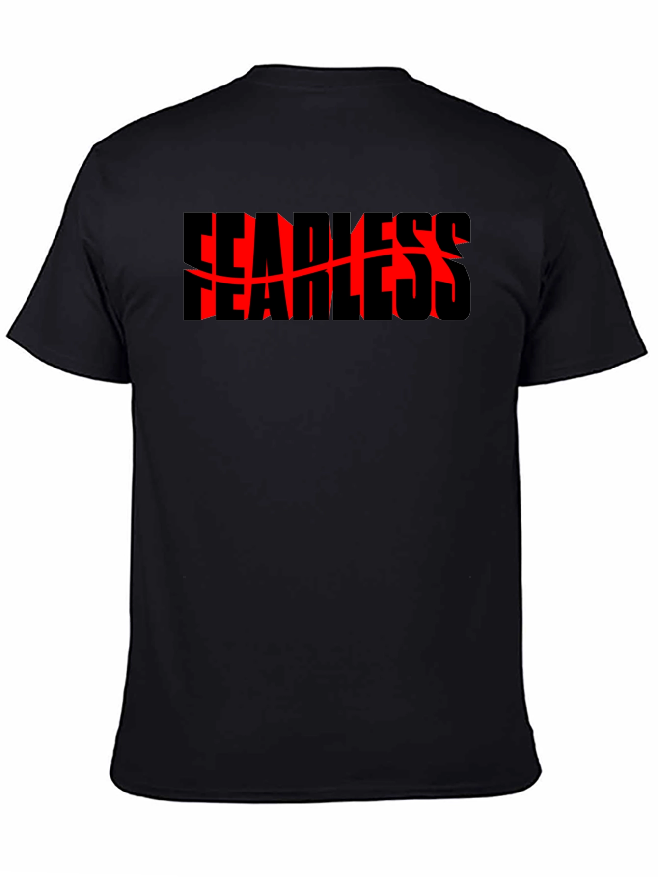 Fearless Graphic Tee - Bold Black Shirt
