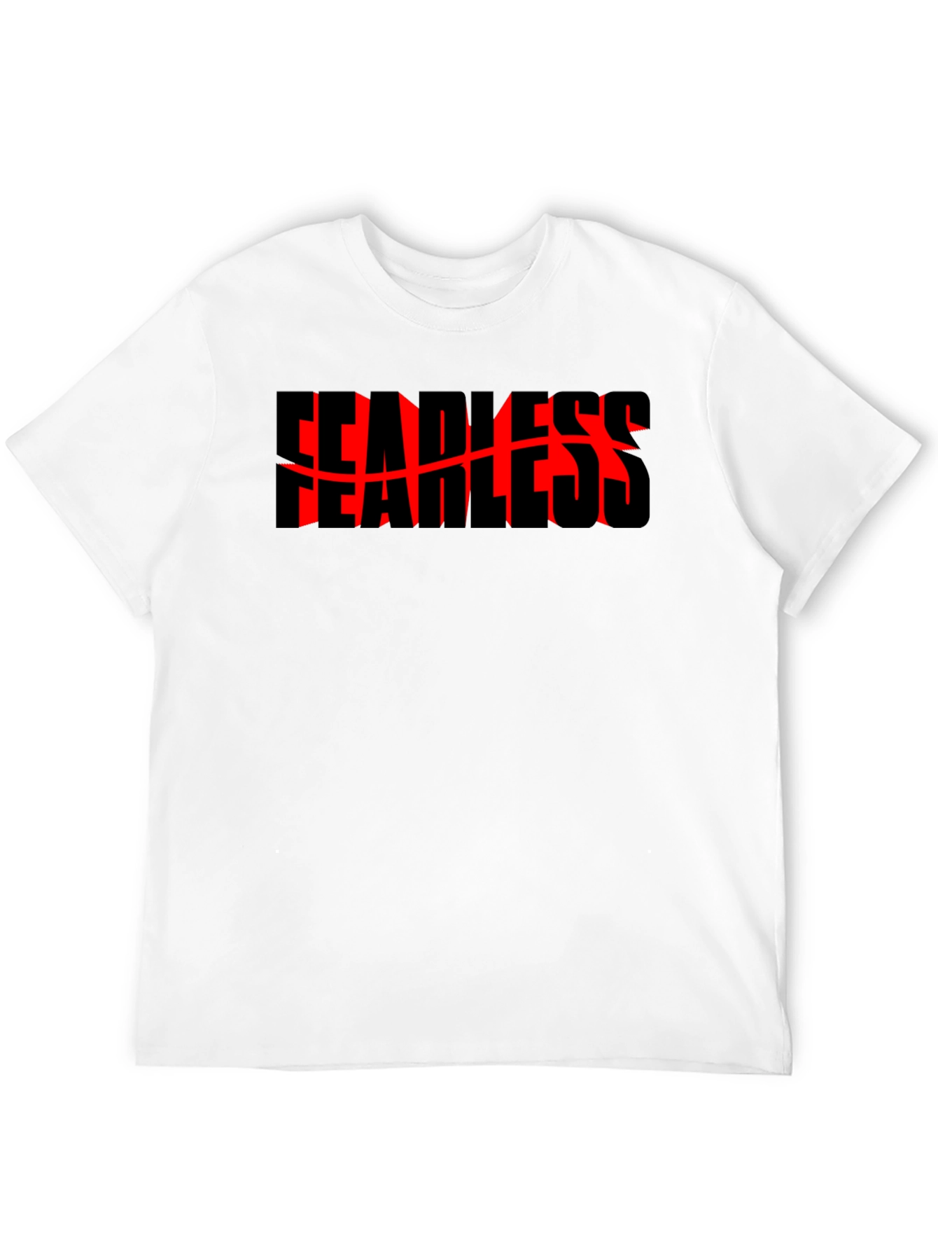 Fearless Graphic Tee - Bold Black Shirt