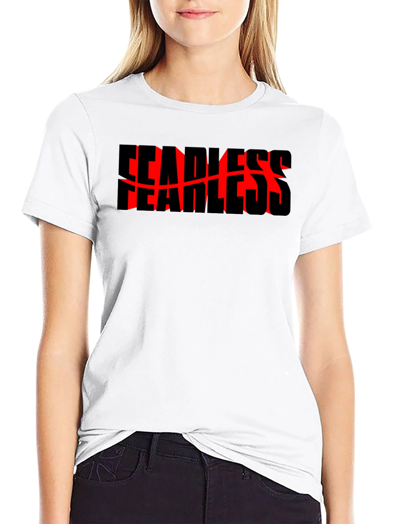Fearless Graphic Tee - Bold Black Shirt