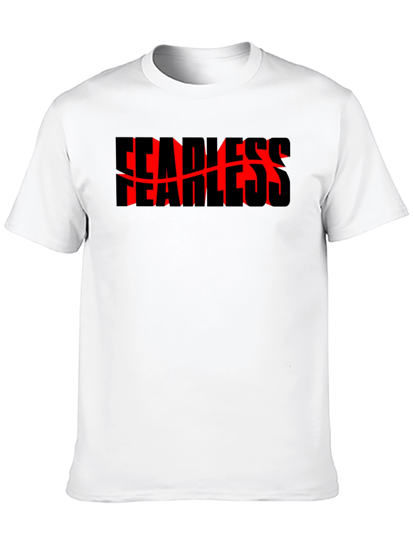Fearless Graphic Tee - Bold Black Shirt