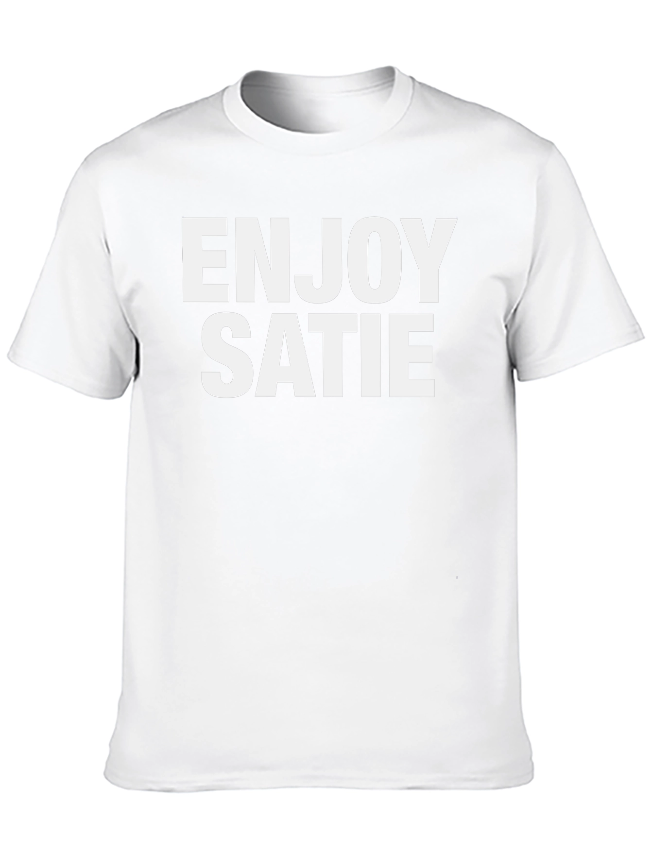 Enjoy Satie Black Graphic Tee