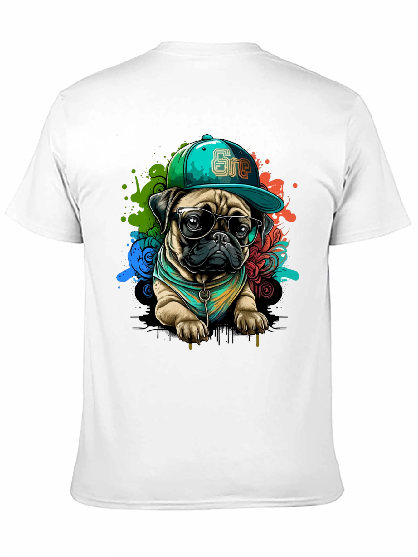 Cool Pug Graphic Tee - Stylish Dog Lover Shirt