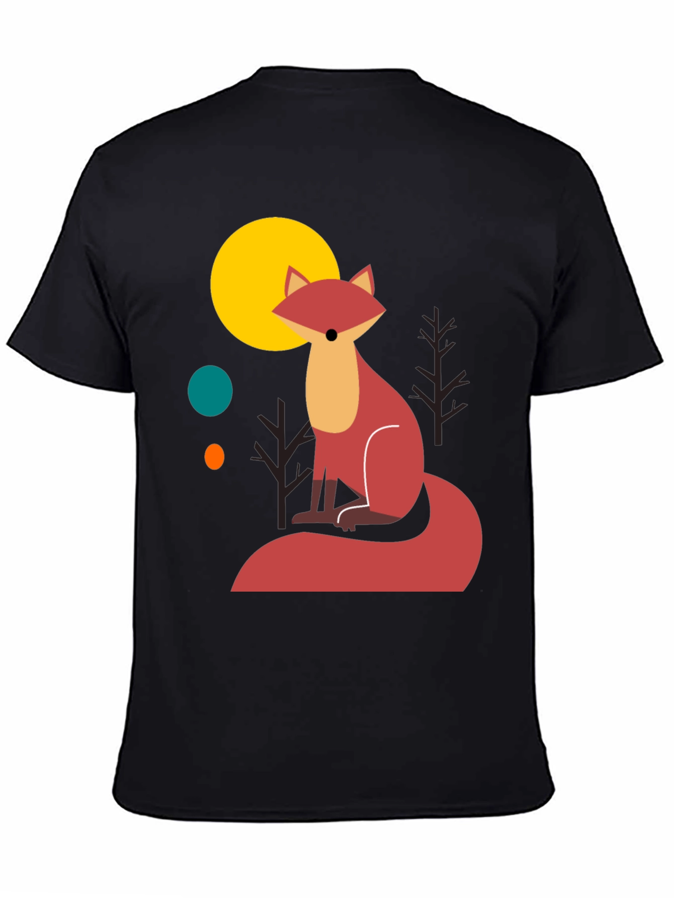 Fox Graphic T-Shirt - Stylish Mens Tee
