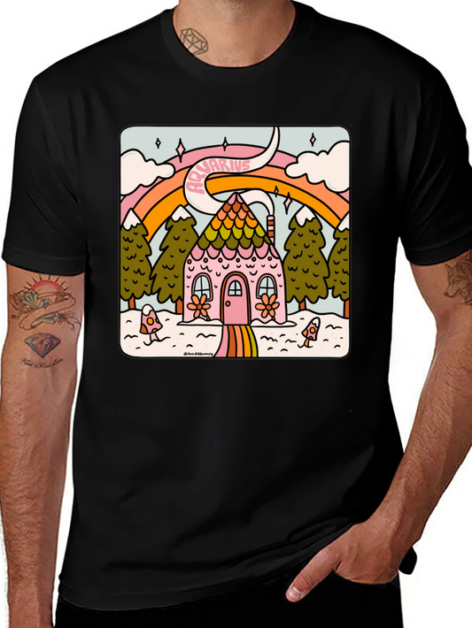 Aquarius House Graphic Tee