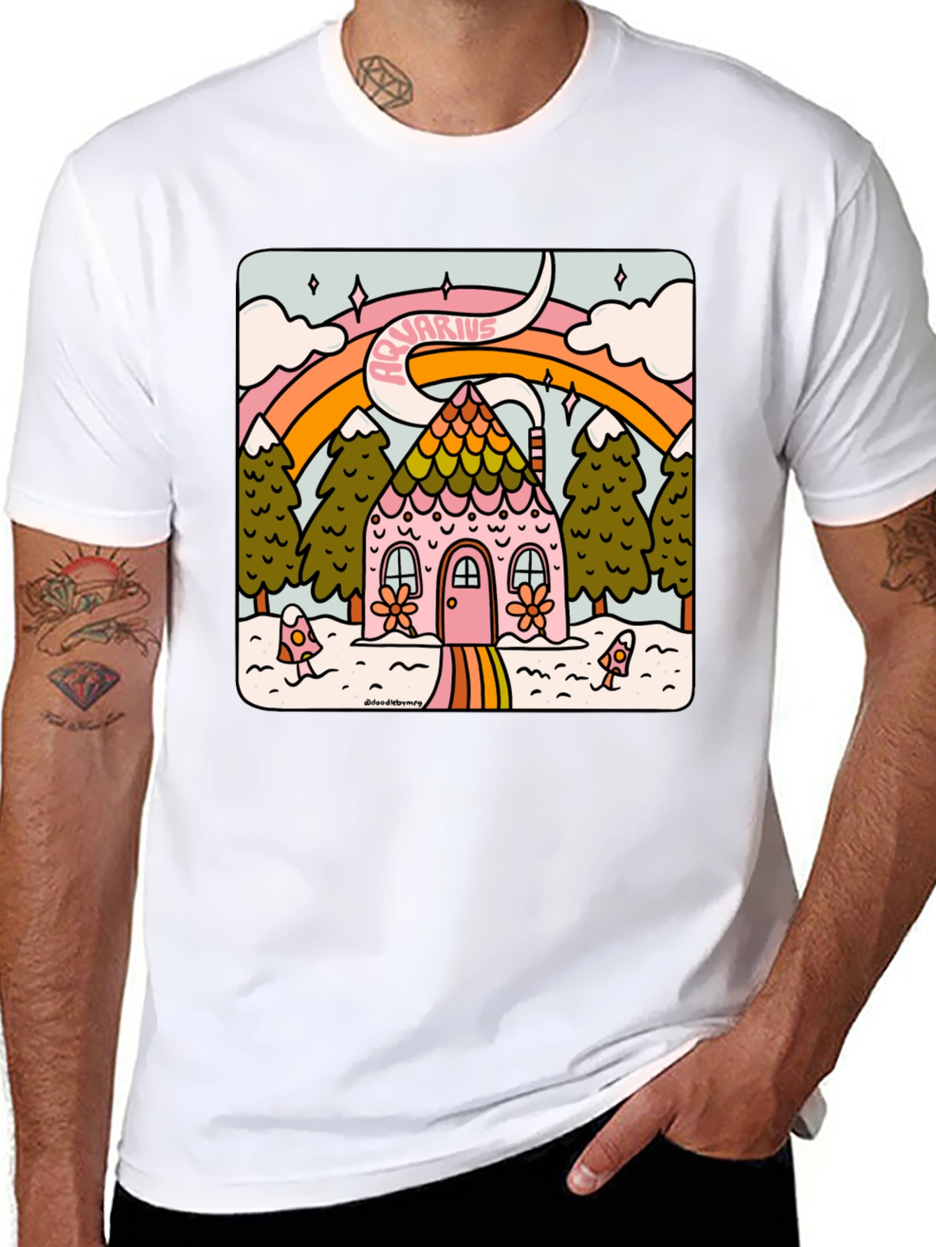 Aquarius House Graphic Tee