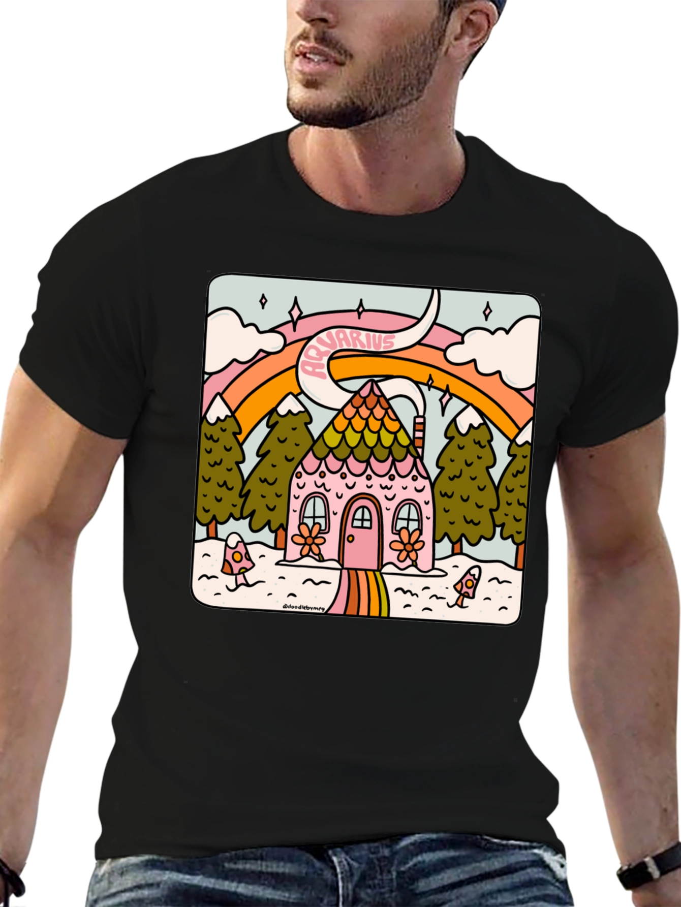 Aquarius House Graphic Tee