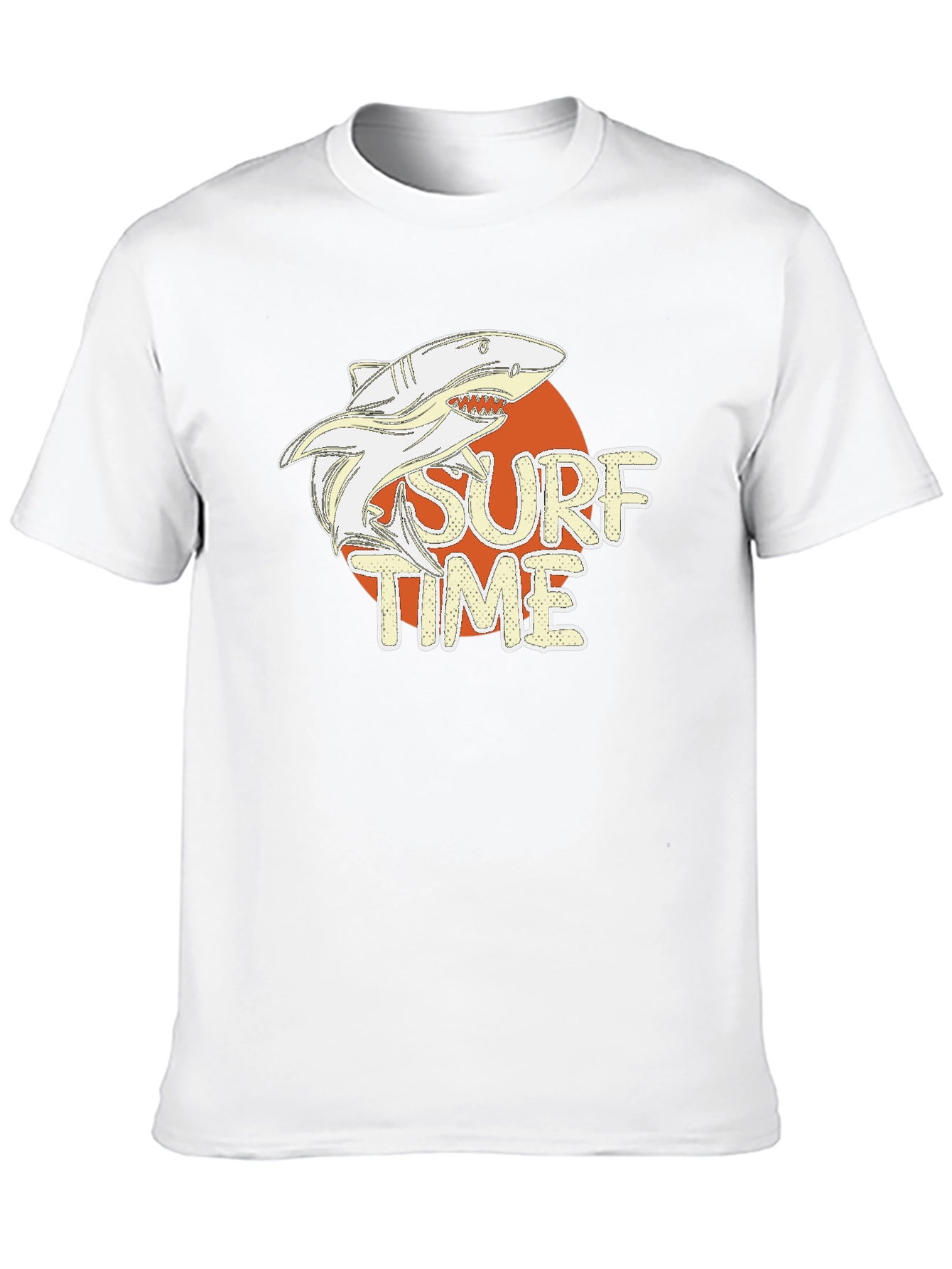 Surf Time Shark Graphic Tee - Black