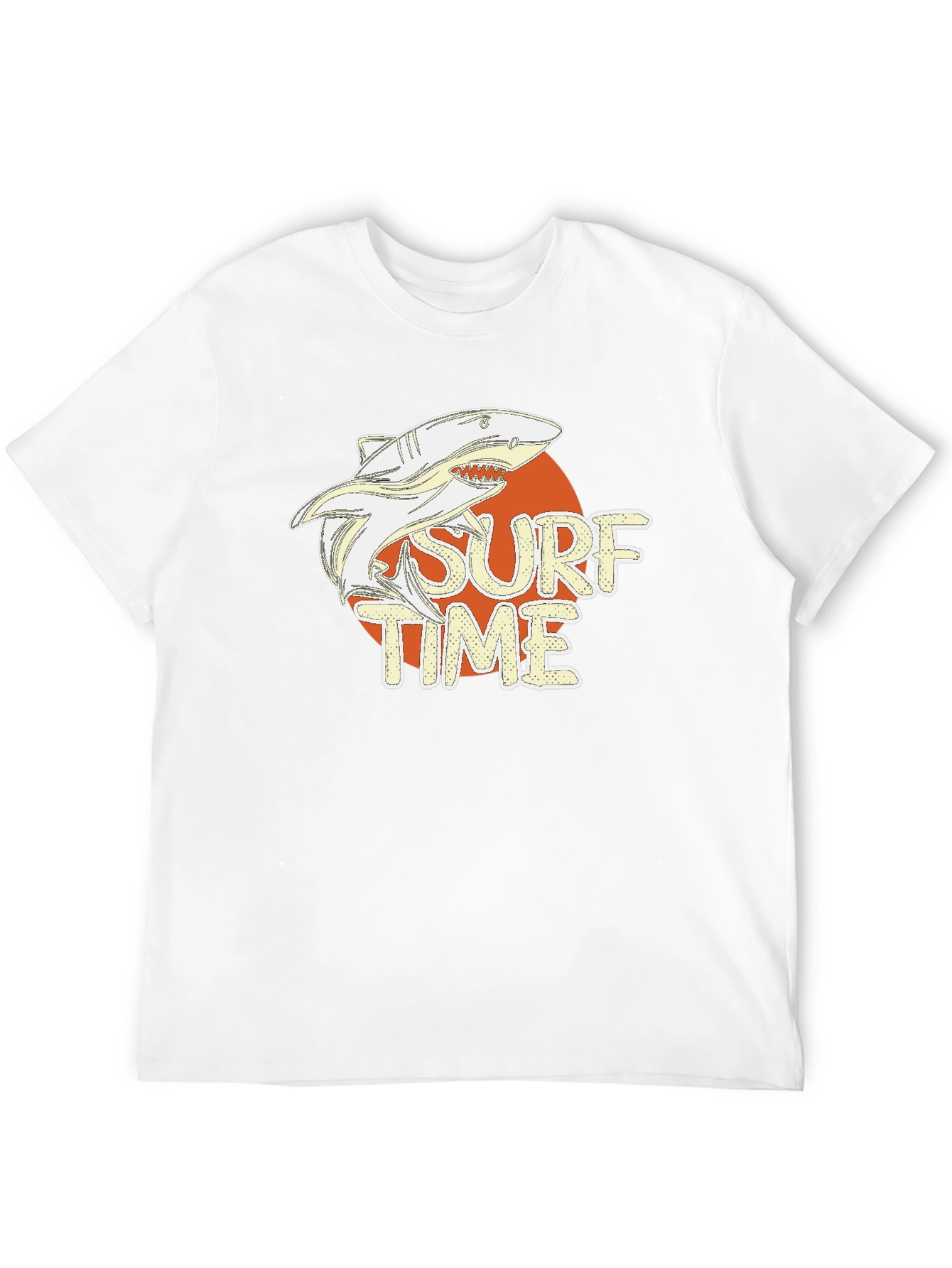 Surf Time Shark Graphic Tee - Black