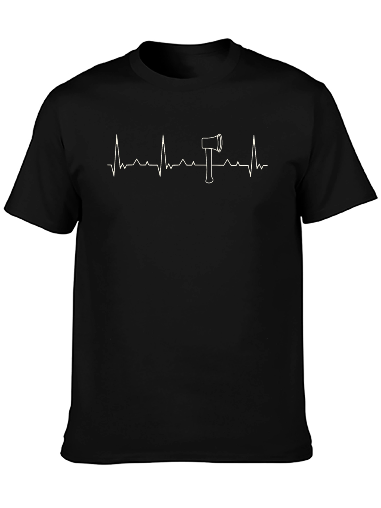 Axe Heartbeat T-Shirt - Lumberjack Life Line Tee