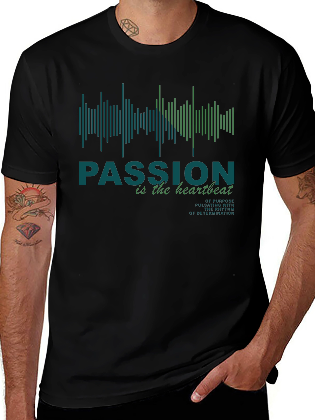 Passion Heartbeat Graphic T-Shirt