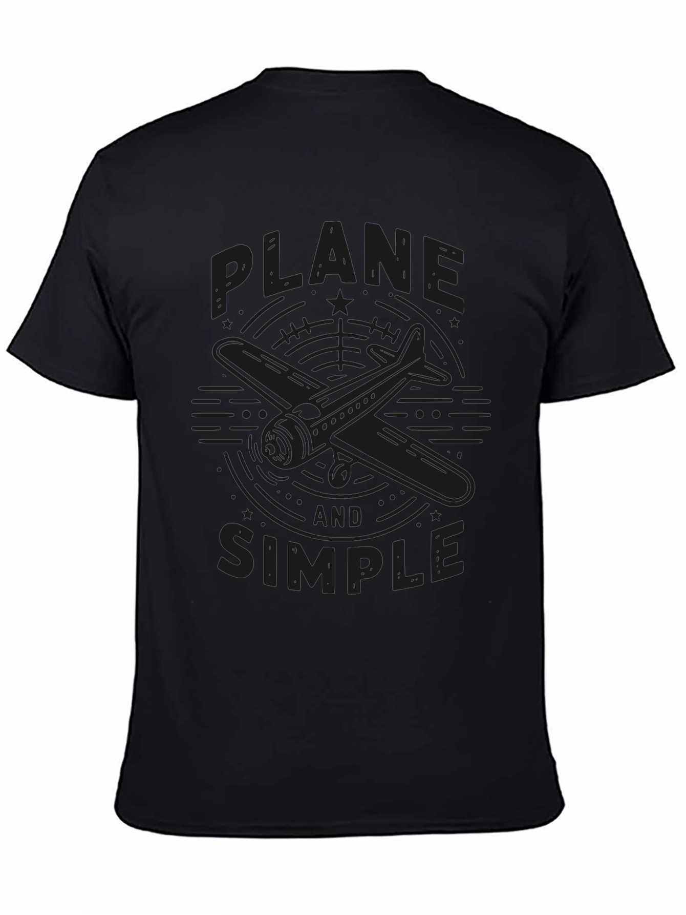 Plane and Simple Graphic T-Shirt
