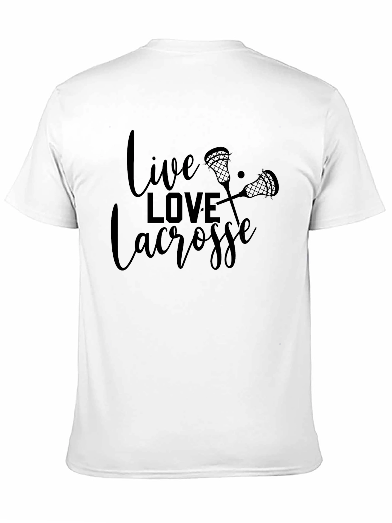 Live Love Lacrosse Black T-Shirt