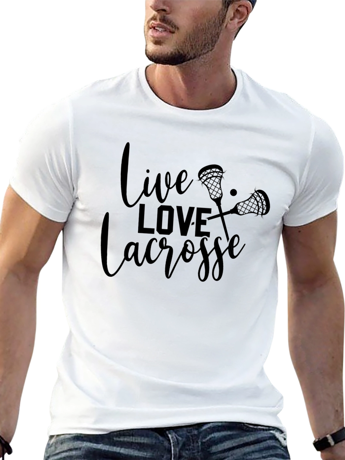 Live Love Lacrosse Black T-Shirt