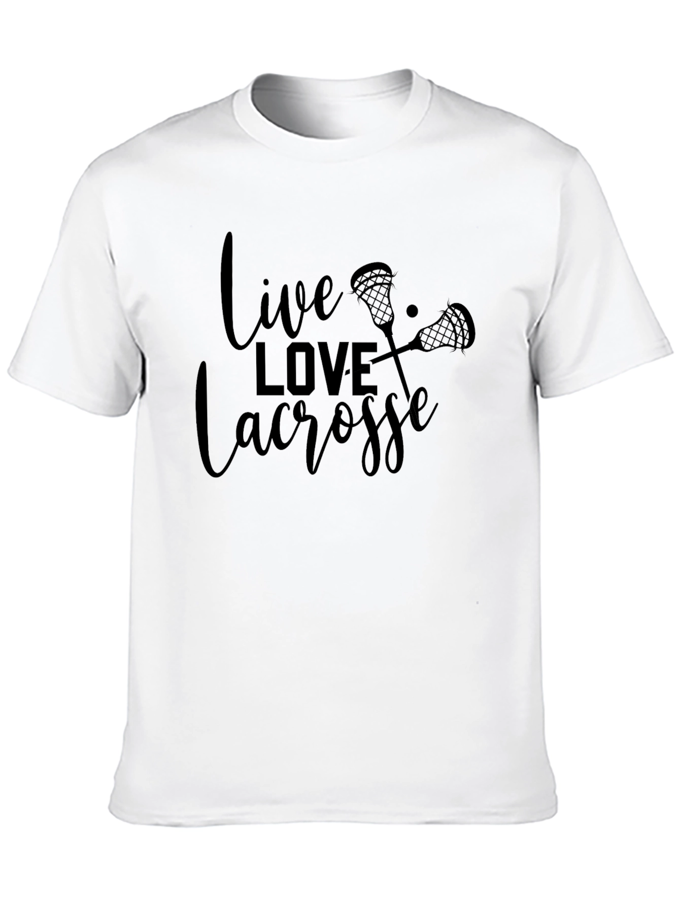 Live Love Lacrosse Black T-Shirt