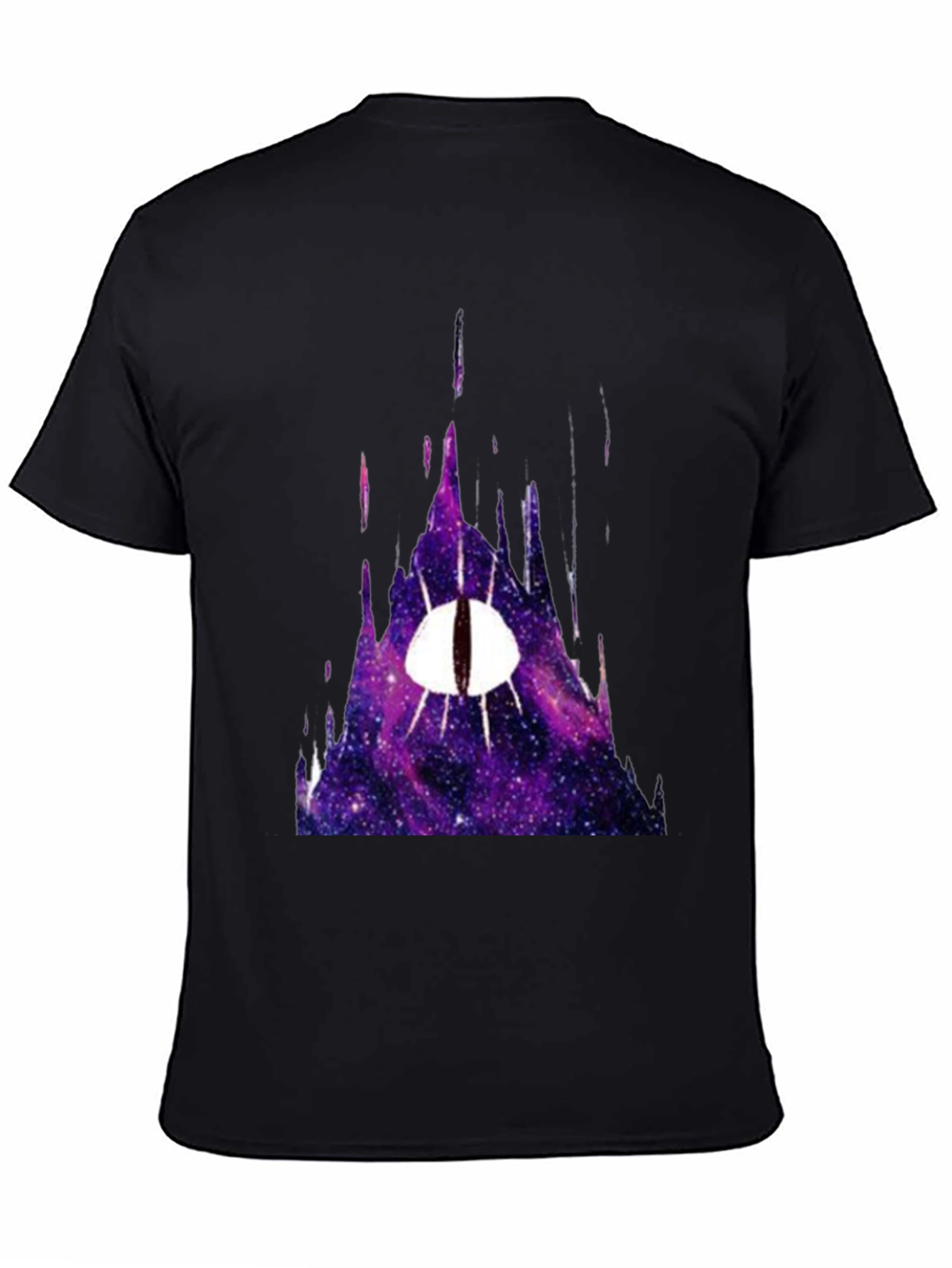 Galaxy Eye Graphic Tee - Mens Black T-Shirt