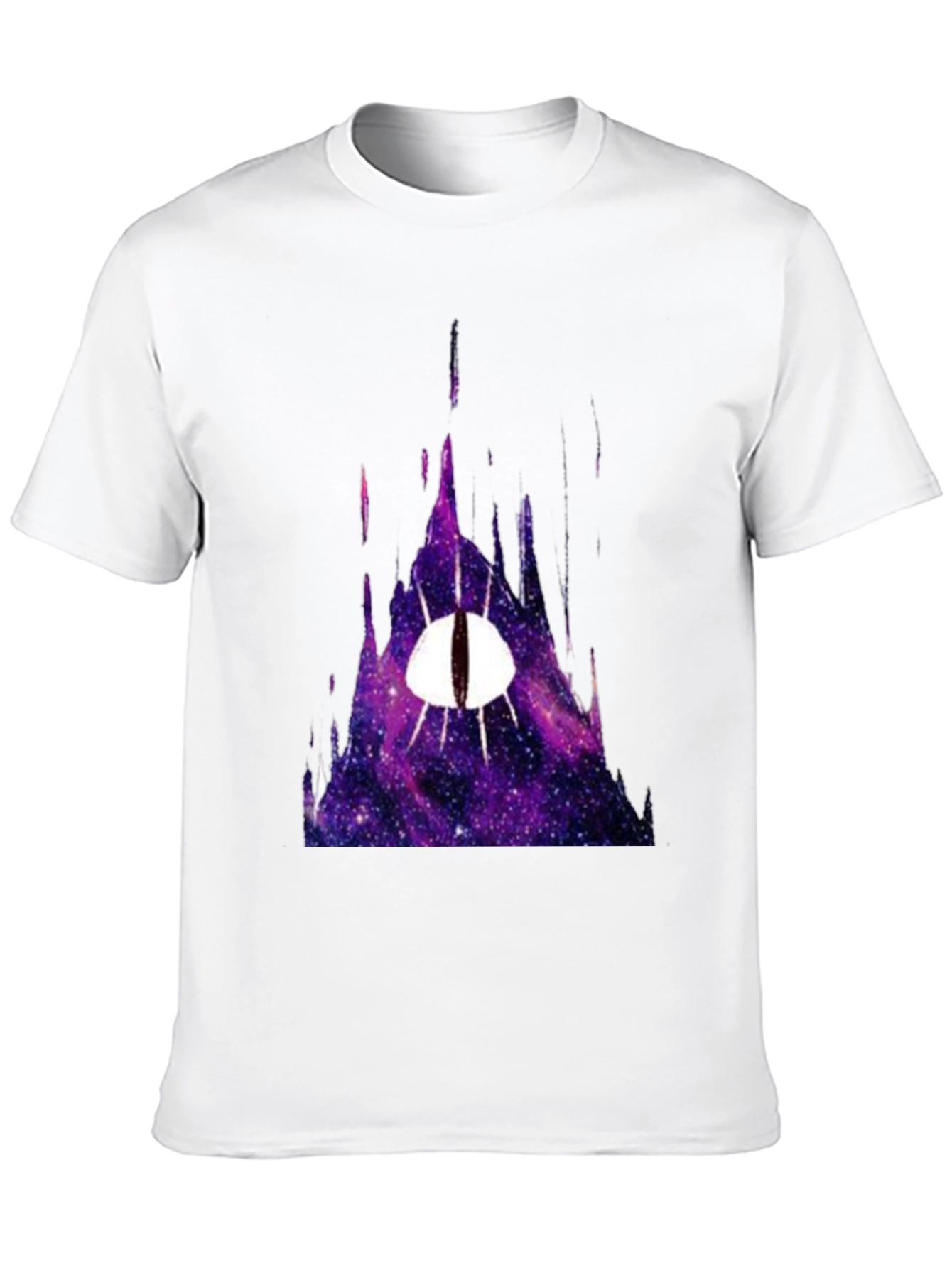Galaxy Eye Graphic Tee - Mens Black T-Shirt