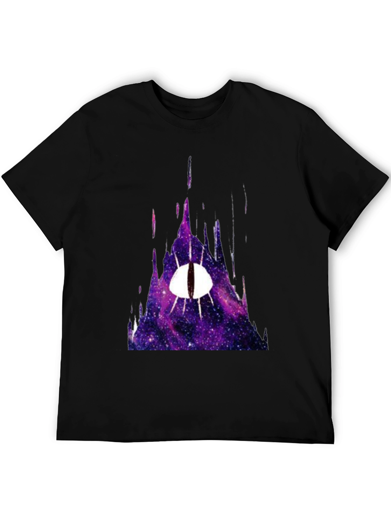 Galaxy Eye Graphic Tee - Mens Black T-Shirt