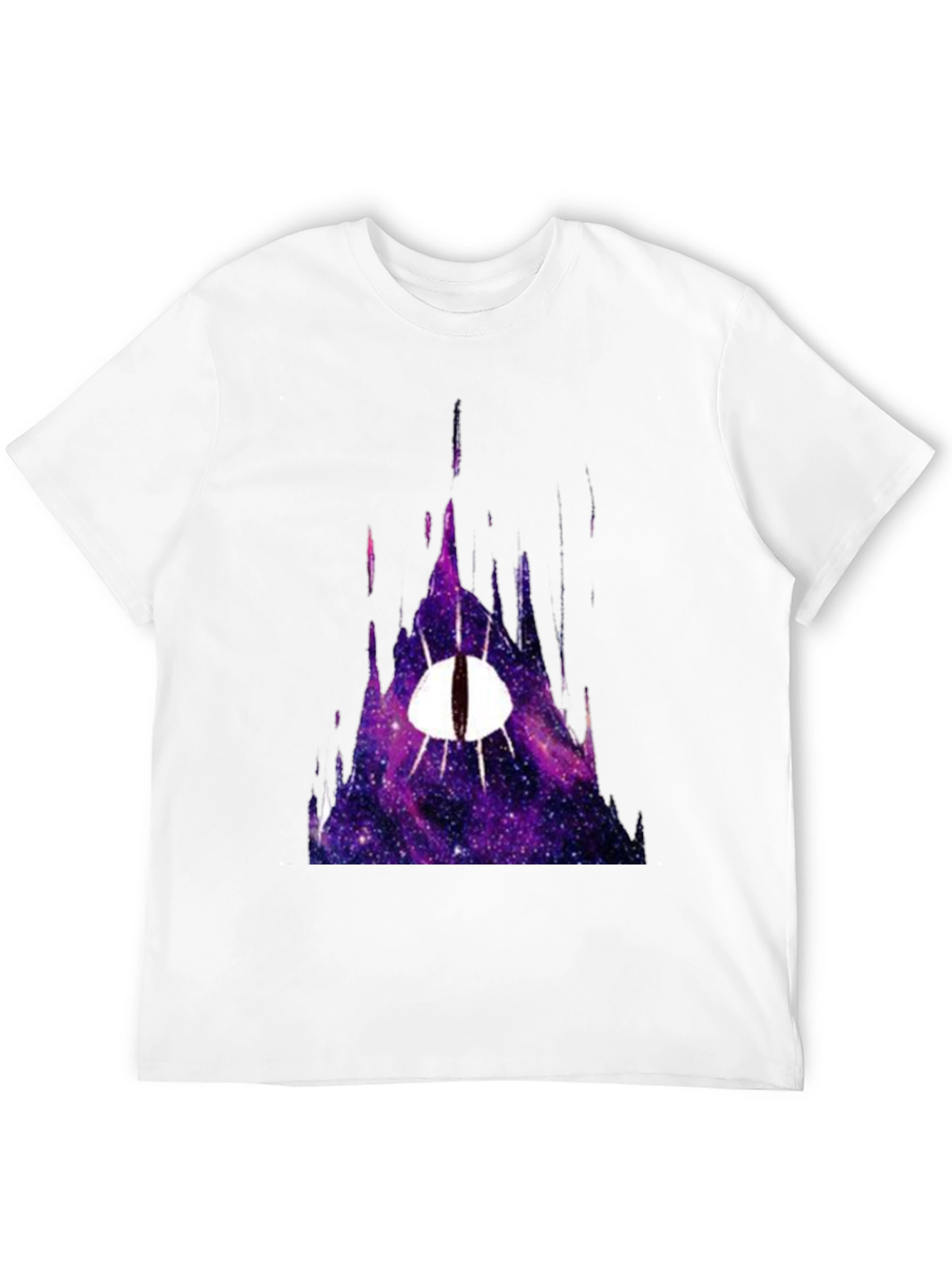 Galaxy Eye Graphic Tee - Mens Black T-Shirt