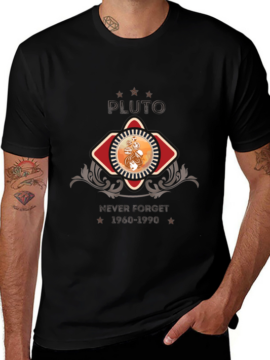 Retro Pluto T-Shirt - Never Forget 1960-1990