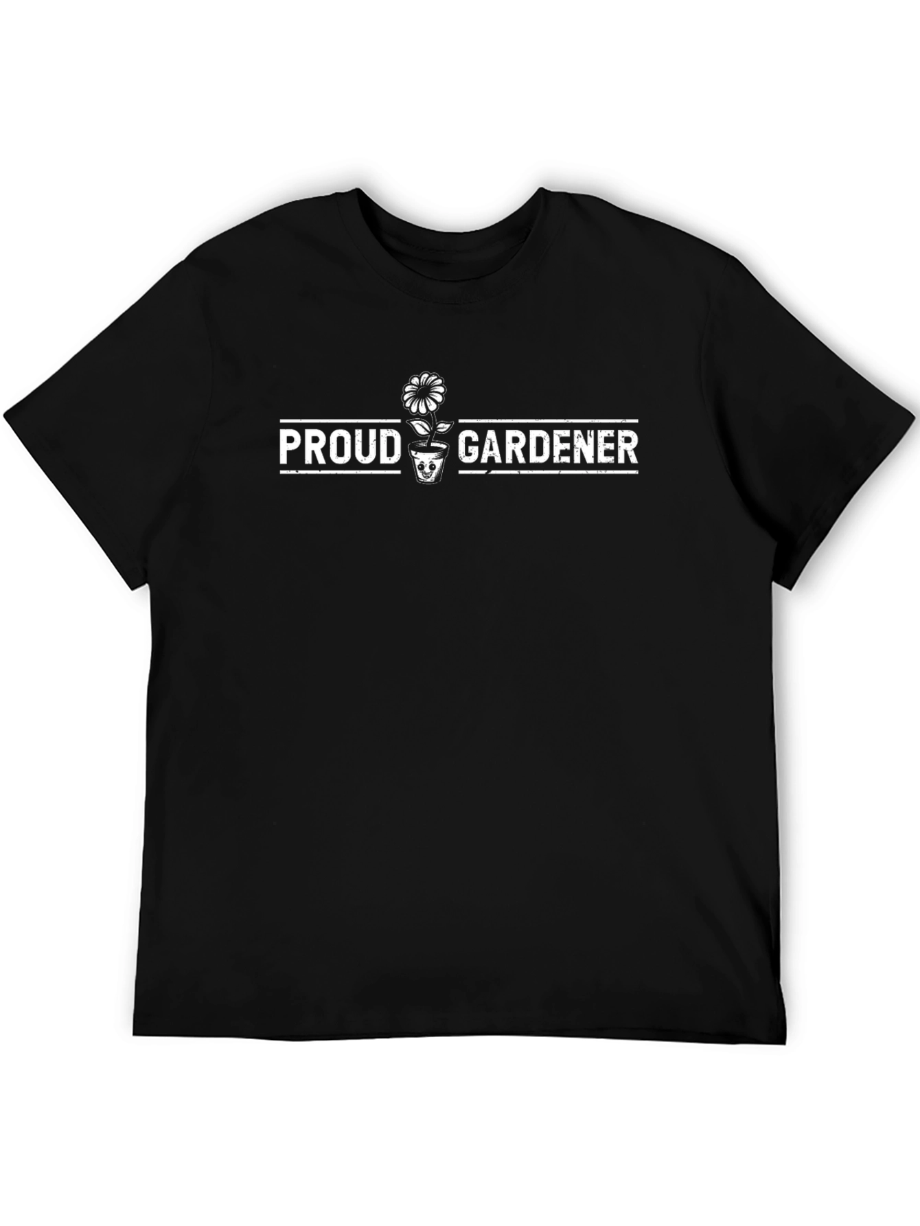 Proud Gardener T-Shirt - Black Graphic Tee