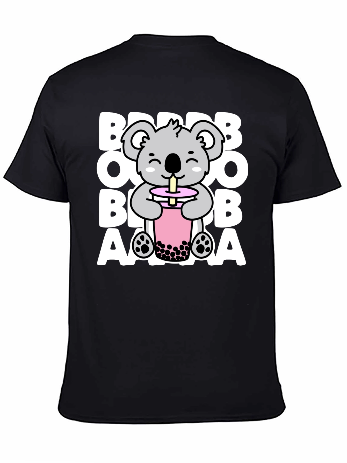 Cute Koala Boba Tea Graphic Tee