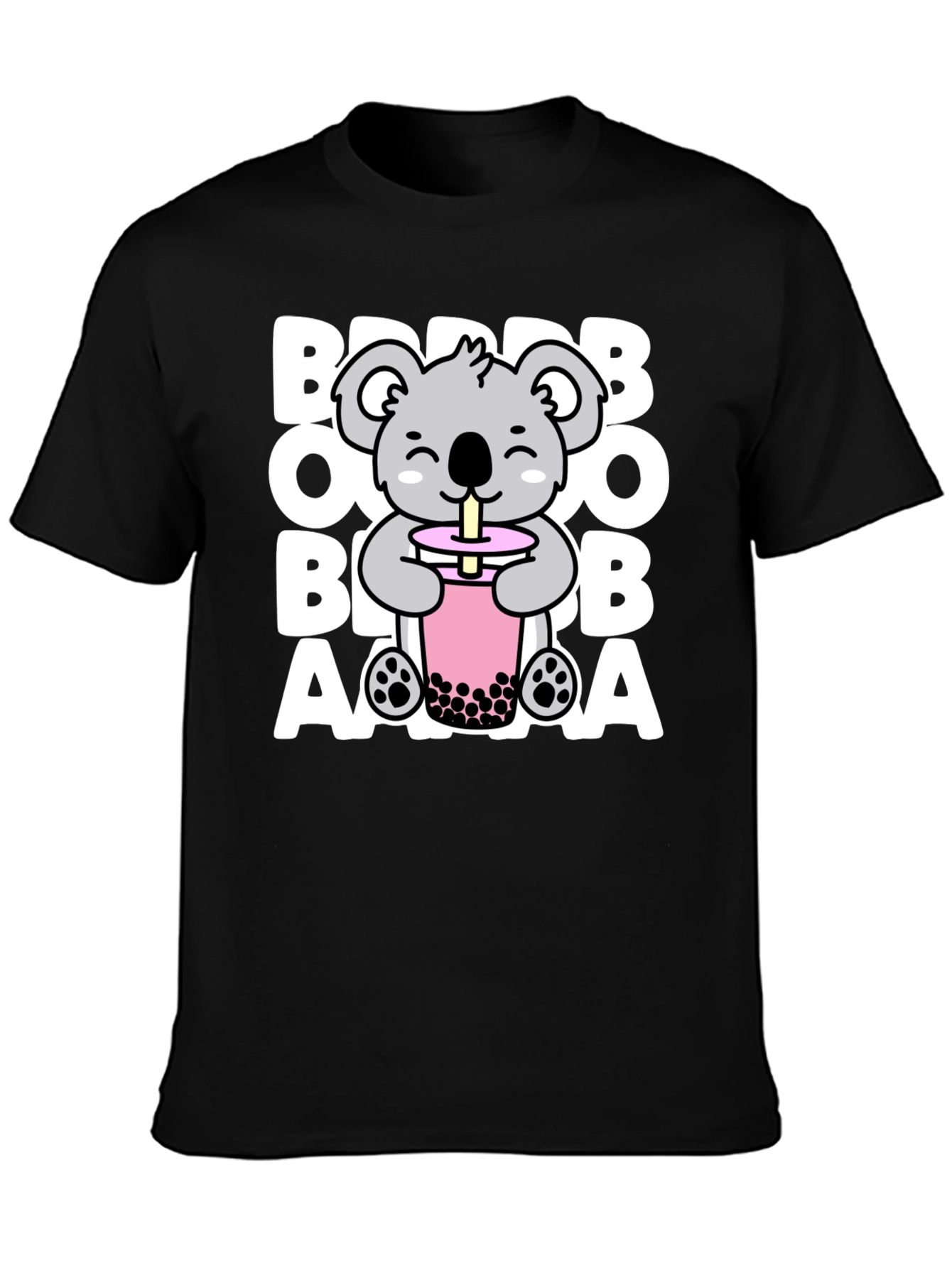 Cute Koala Boba Tea Graphic Tee